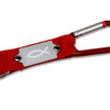 Schlüsselanhänger mit Karabinerhaken "Fisch" 11,5cm - Rot
