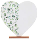 Aufsteller Herz mit Blumenranke 19cm