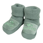 Baby-Söckchen "geliebt" salbei