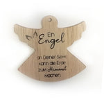 Engel aus Holz 8cm Ein Engel an deiner Seite