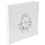 Just Married-Set "Gästebuch" 24x24 cm weiß