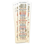 Lesezeichen Motiv "Bücher der Bibel" 10St. aus kräftigem Papier