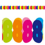Papiergirlande,Geburtstagsgirlande,Partygirlande,Girlande