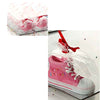 Turnschuh Deko aus Keramik mit Aufschrift "Happy Birthday" 6cm - Rosa