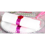 Glitzerband pink