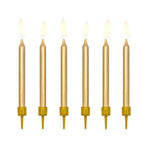 goldene Geburtstagskerzen