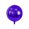 Folienballon Kugel einfarbig 40cm - violett