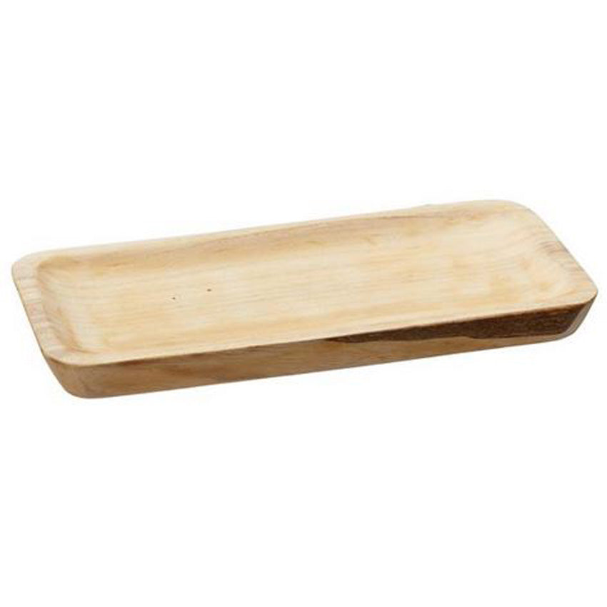 Dekoschale länglich 35cm aus Holz