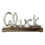 Glück Schriftzug