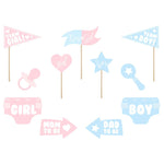 Gender Reveal Party Set,Gender Reveal Party Deko, Geschlechtenthüllungs Party, Gender Revel Party,
