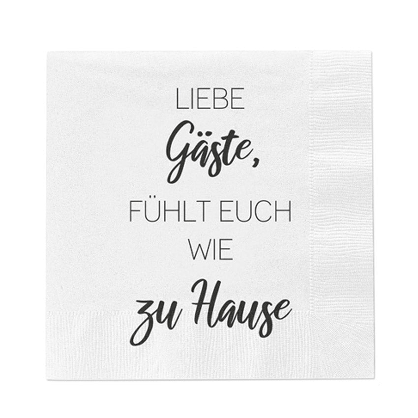 Ausgefallene Servietten