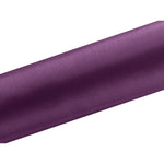 Satin Tischläufer 16 cm x 9 m dunkle pflaume