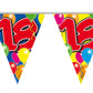 (0,10€/m) Wimpelkette mit bunten Luftballons 10m (15 Flaggen)
