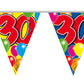 (0,10€/m) Wimpelkette mit bunten Luftballons 10m (15 Flaggen)