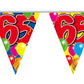(0,10€/m) Wimpelkette mit bunten Luftballons 10m (15 Flaggen)