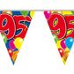 (0,10€/m) Wimpelkette mit bunten Luftballons 10m (15 Flaggen)