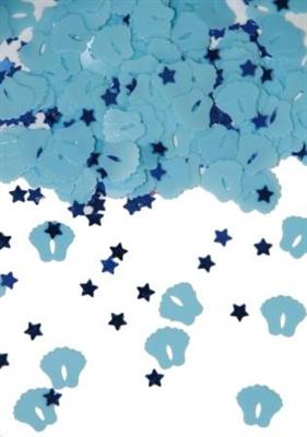 Konfetti Füße blau 14g