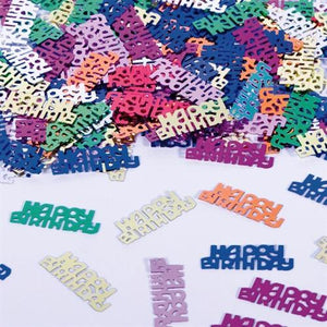 Konfetti Happy Birthday multi bunt metallic
