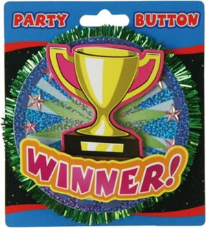 Button 3D Winner 11cm