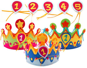 Party Krone mit Zahl (1-5 variabel) | Geburtstagskrönchen