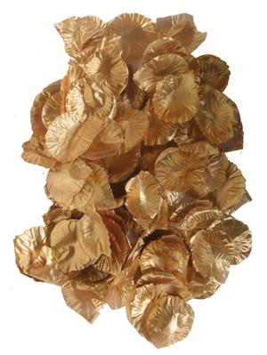 Rosenblütenblätter 144er Goldfarben
