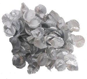 Rosenblütenblätter 144er  Silber / F08876--