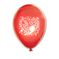 100 bedruckte Luftallons rot "Just Married"