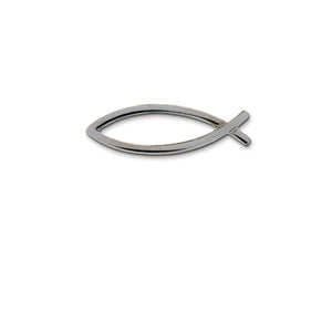 Metall Ansteckpin "Fisch silberfarben"