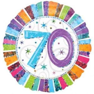 Folienballon "Radiant" ZAHL 70