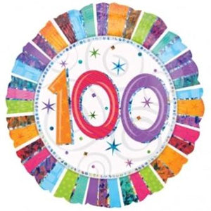 Folienballon "Radiant" ZAHL 100