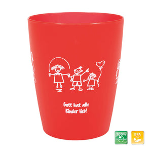 Kinder-Trinkbecher "Gott hat alle Kinder lieb" 0,25 ltr.