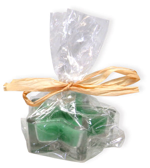 Kerzenglas Stern 5cm Grün