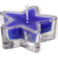 Kerzenglas Stern 5cm Blau
