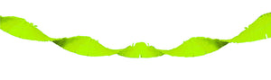 Drehgirlande Neon Grün 18 Meter