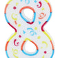 Zahlenkerze XL - 11 cm groß mit Halter