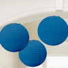 Lampions Laternen 3er-Set  24cm - dunkelblau