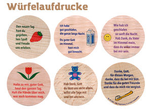 Kleiner Gebetswürfel Morgengebete