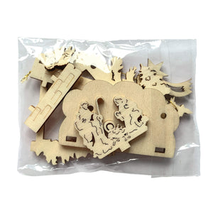 Baumschmuck DIY Mini-Krippe