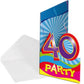 Einladungskarten Swirls im 8er-Pack