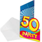 Einladungskarten Swirls im 8er-Pack