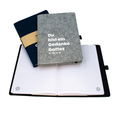 Notizbuch DIN A5 aus rPET-Filz