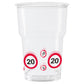 Plastik-Becher Verkehrszeichen 200ml