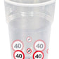 Plastik-Becher Verkehrszeichen 200ml
