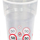 Plastik-Becher Verkehrszeichen 200ml