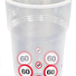 Plastik-Becher Verkehrszeichen 200ml