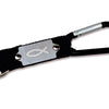 Schlüsselanhänger mit Karabinerhaken "Fisch" 11,5cm - Schwarz