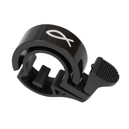 Fahrradklingel mit Lasergravur Fischsymbol