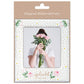 Magnet-Bilderrahmen Rosen "geliebt" 9,5 x 11 cm