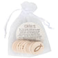 Einkaufswagenchips Fisch, aus Holz im 10er-Pack