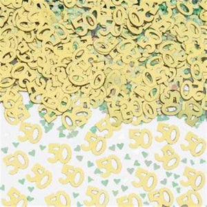 Konfetti zur goldenen Hochzeit 14g